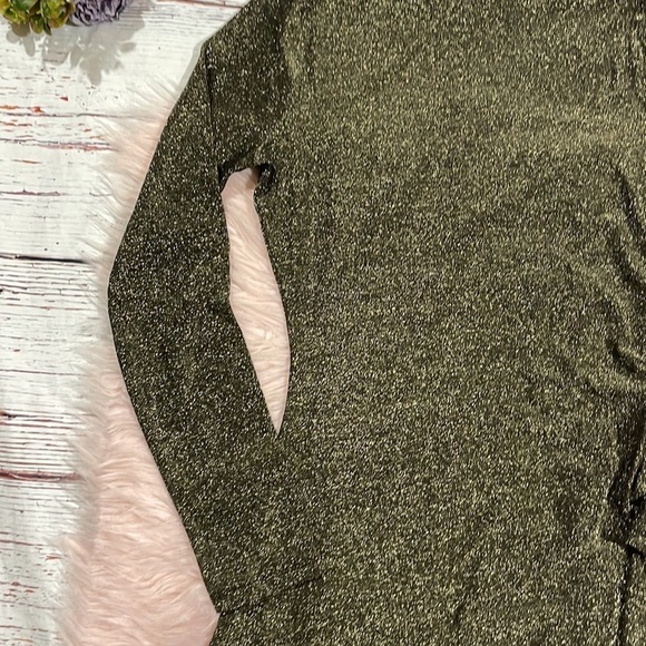 NWT n:philanthropy DEMETRA Ruched Side Mini DRESS Gold Shimmer - Picture 5 of 11